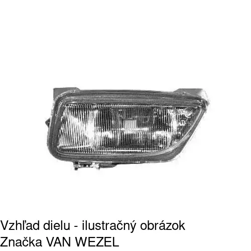 Hmlové svetlo - predné 230629-E /POLCAR/ - obr. 2