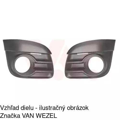 Kryt v nárazníku POLCAR 230927-2