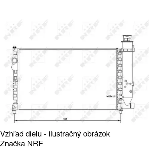 Chladiče vody POLCAR 2313084X