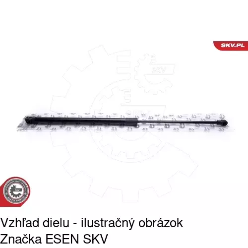 Plynová pružina 2317AB /POLCAR/ - obr. 2