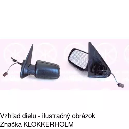 Vonkajšie zrkadlo 2324512M /POLCAR/ - obr. 2
