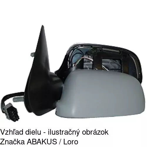 Vonkajšie zrkadlo 2326511E /POLCAR/ - obr. 5