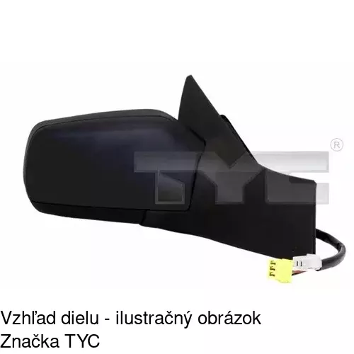 Vonkajšie zrkadlo 2326526E /POLCAR/ - obr. 3