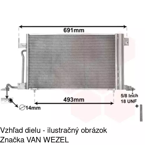 Chladiče klimatizácie 2326K8C1 /POLCAR/ - obr. 4