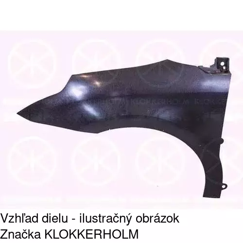Predný blatník POLCAR 232902