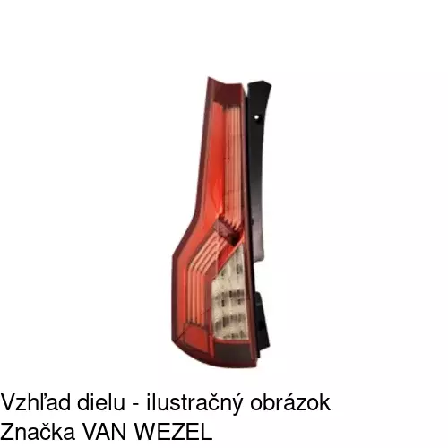 Zadné svetlo POLCAR 233187-H