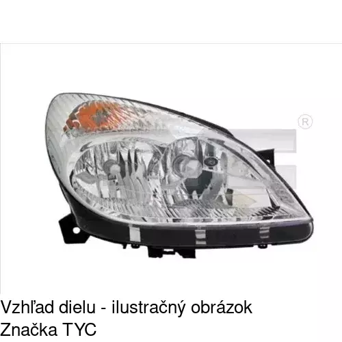 Hlavný reflektor POLCAR 233210-V