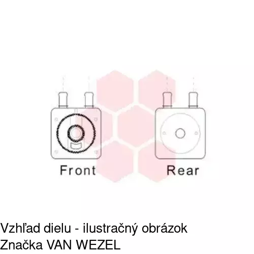 Chladiče oleja 2332L81X /POLCAR/ - obr. 3