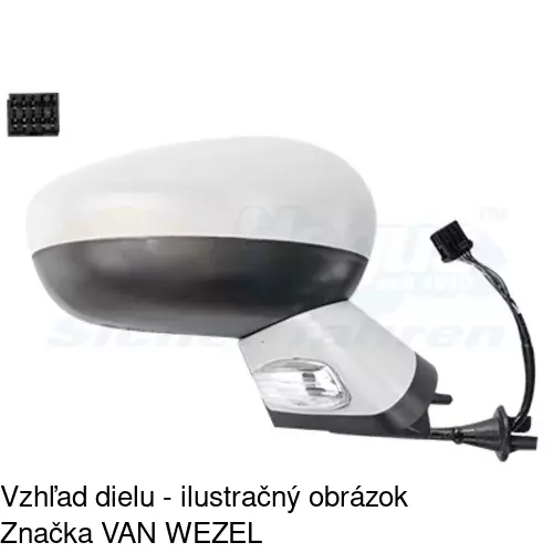 Vonkajšie zrkadlo 2338526E /POLCAR/ - obr. 1