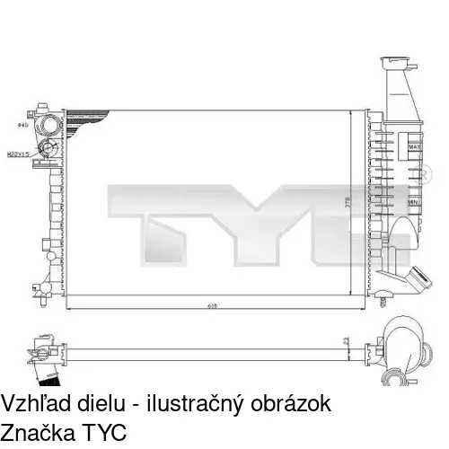 Chladiče vody POLCAR 235008-9