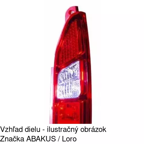 Zadné svetlo 2352871U /POLCAR/ - obr. 2