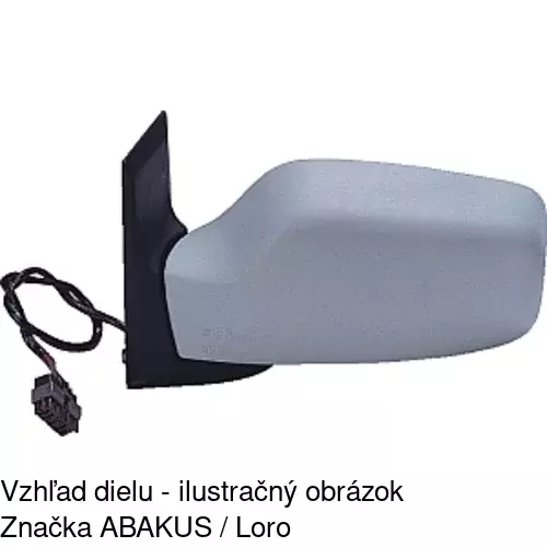 Vonkajšie zrkadlo 2380515E /POLCAR/ - obr. 4