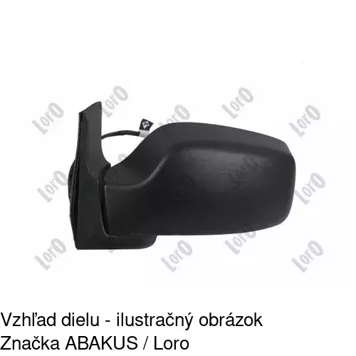 Vonkajšie zrkadlo 2380516E /POLCAR/ - obr. 4