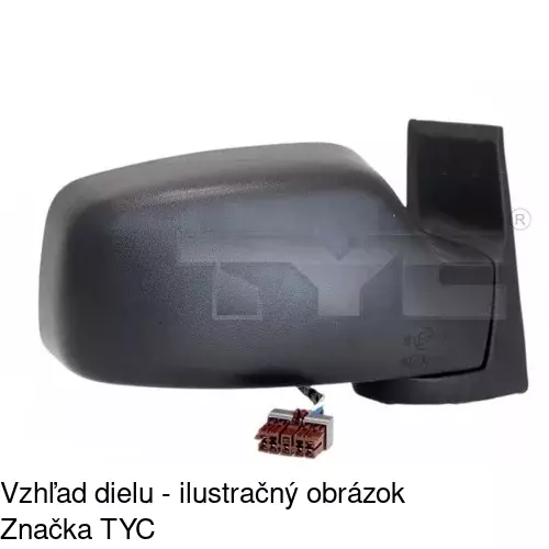 Vonkajšie zrkadlo 2380525E /POLCAR/ - obr. 3