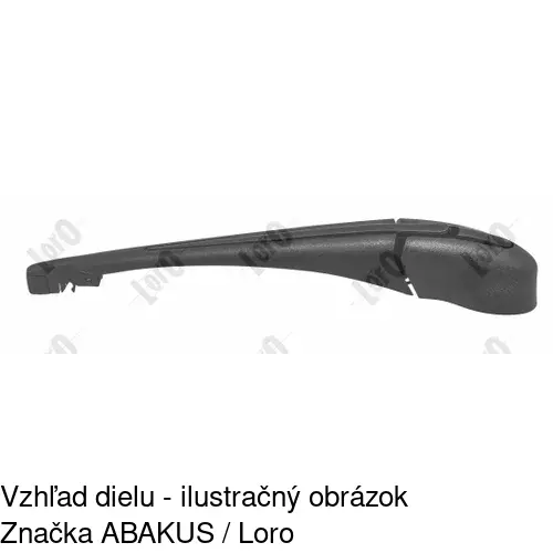 Rameno stierača POLCAR 2381RWT1