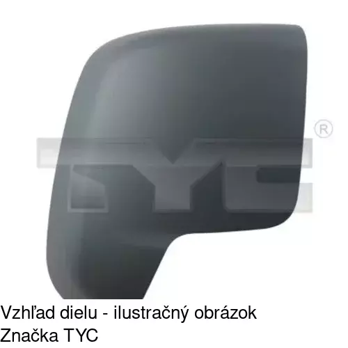 Rám vonkajšieho zrkadla 239155PM /POLCAR/ - obr. 1