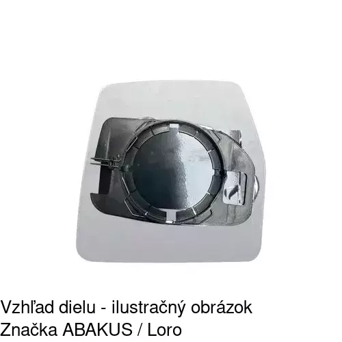 Sklo vonkajšieho zrkadla s držiakom 2395553E /POLCAR/ - obr. 3