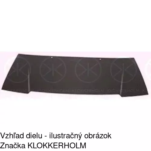 Kapota - poškodená POLCAR 239603UB