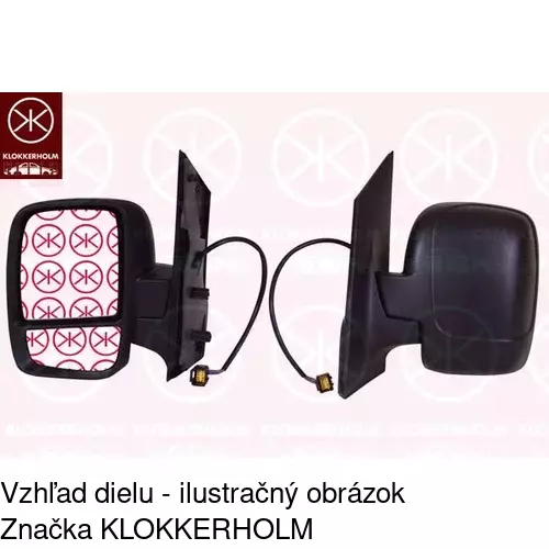 Vonkajšie zrkadlo 2396527E /POLCAR/ - obr. 2