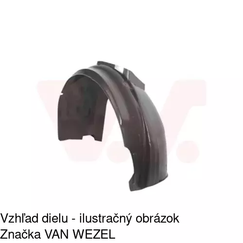 Podblatník (plast) 2397FL1Q /POLCAR/ - obr. 1