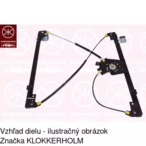 Elektrický mechanizmus okna dverí 2397PSE2 /POLCAR/ - obr. 1