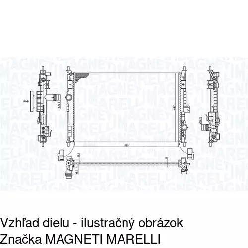 Chladiče vody POLCAR 23M1081X
