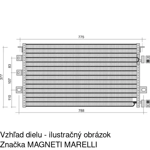Chladiče klimatizácie POLCAR 2401K8C3
