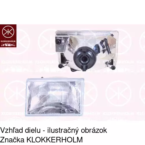 Hlavný reflektor 2405090E /POLCAR/ - obr. 1