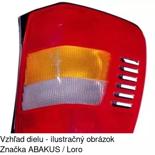 Zadné svetlo POLCAR 240687