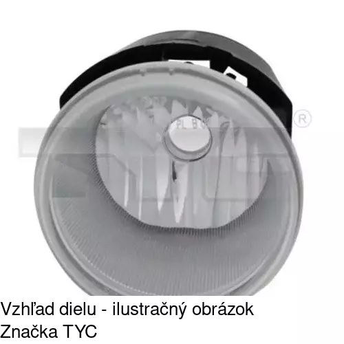 Hmlové svetlo - predné POLCAR 243129-E