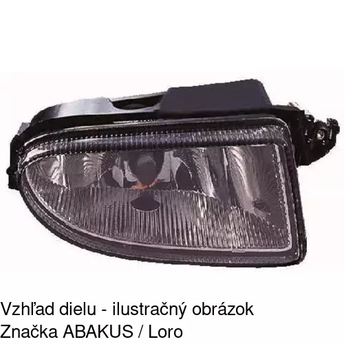 Hmlové svetlo - predné 245029-1 /POLCAR/ - obr. 2