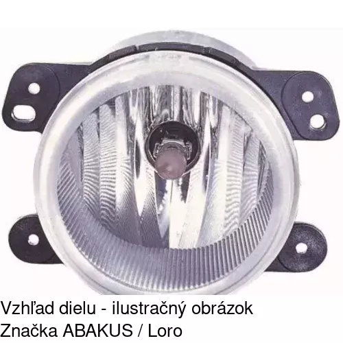 Hmlové svetlo - predné POLCAR 245230