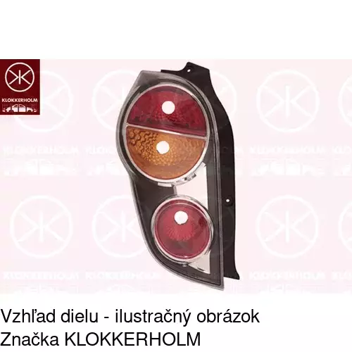 Zadné svetlo 2502870E /POLCAR/ - obr. 1