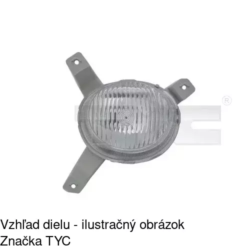 Hmlové svetlo - predné POLCAR 250430-E