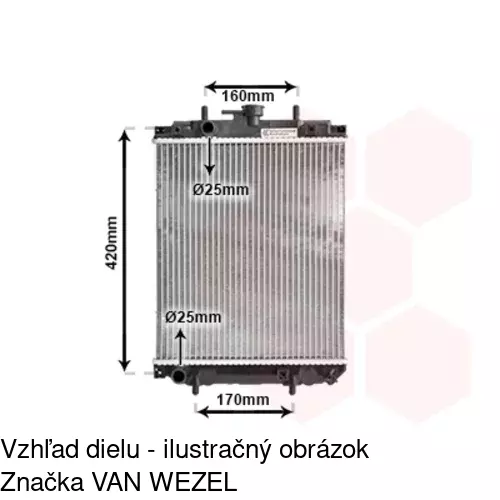 Chladiče vody 260708-1 /POLCAR/ - obr. 1