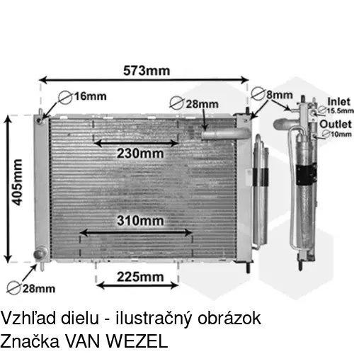 Chladiče vody 270708-7 /POLCAR/ - obr. 3