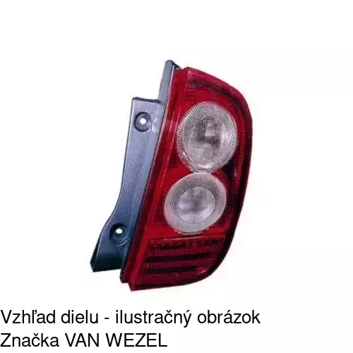 Zadné svetlo 270788-E /POLCAR/ - obr. 2