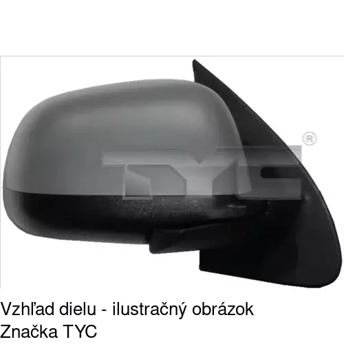 Vonkajšie zrkadlo 2708522S /POLCAR/ - obr. 1