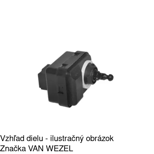 Motorček reflektora 271109-9 /POLCAR/ - obr. 2