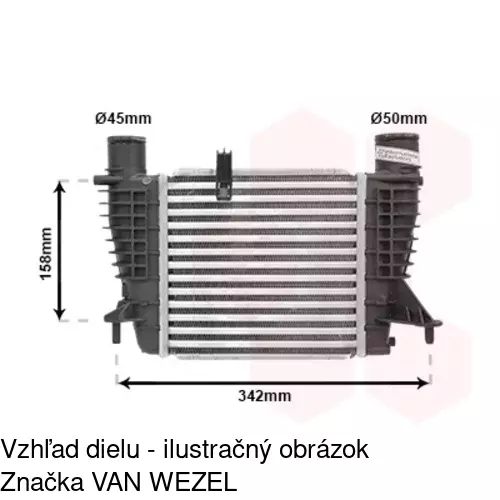 Chladiče vzduchu (Intercoolery) 2712J81X /POLCAR/ - obr. 3