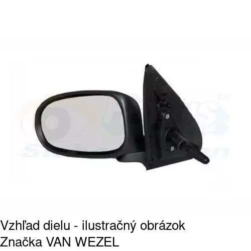 Vonkajšie zrkadlo 2755521M /POLCAR/ - obr. 3