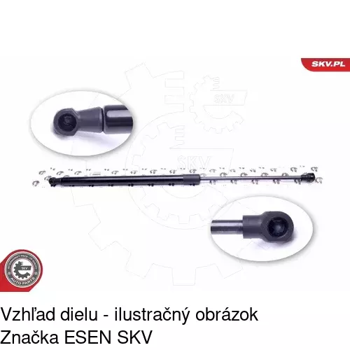 Plynová pružina 2756AB2 /POLCAR/