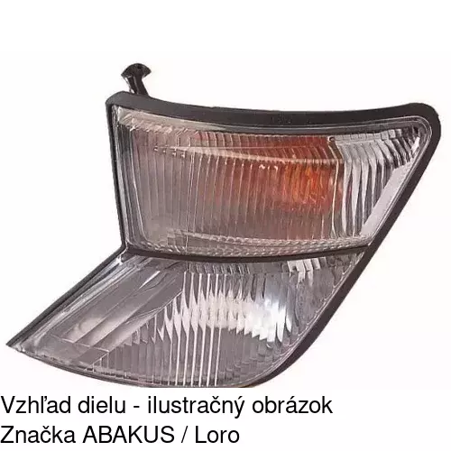 Predná smerovka s obrysom 277720 /POLCAR/ - obr. 1