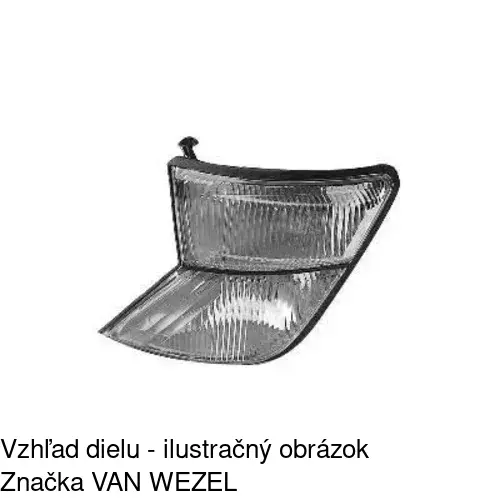 Predná smerovka s obrysom 277720 /POLCAR/ - obr. 3