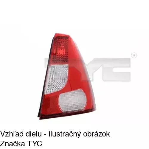 Zadné svetlo POLCAR 2800884E