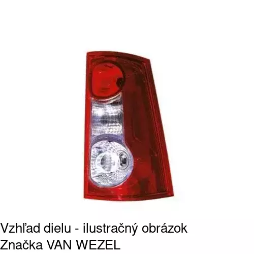Zadné svetlo 2800886E1 /POLCAR/ - obr. 1