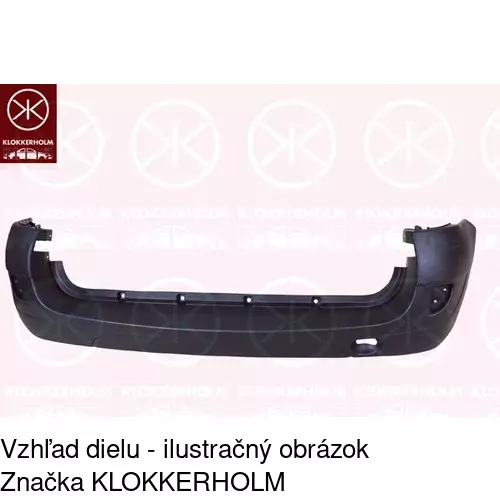 Zadný nárazník 280096-5 /POLCAR/