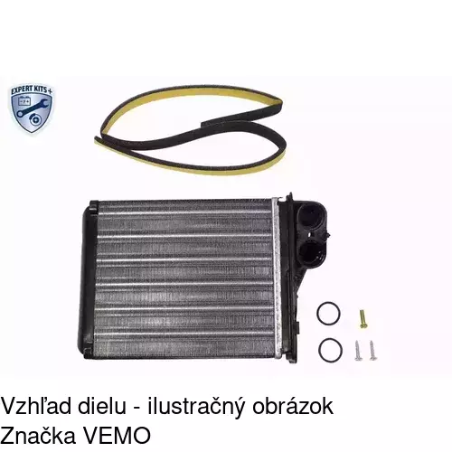 Výparník klimatizácie 2800P8-2 /POLCAR/ - obr. 1