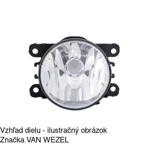 Hmlové svetlo - predné 28M129-E /POLCAR/ - obr. 2