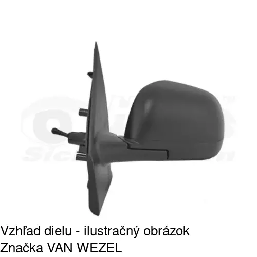 Vonkajšie zrkadlo 28U1511E /POLCAR/ - obr. 3